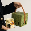 Medieval Big Belly Cup-Black Gold Samba [Light Luxury Green Gift Box]