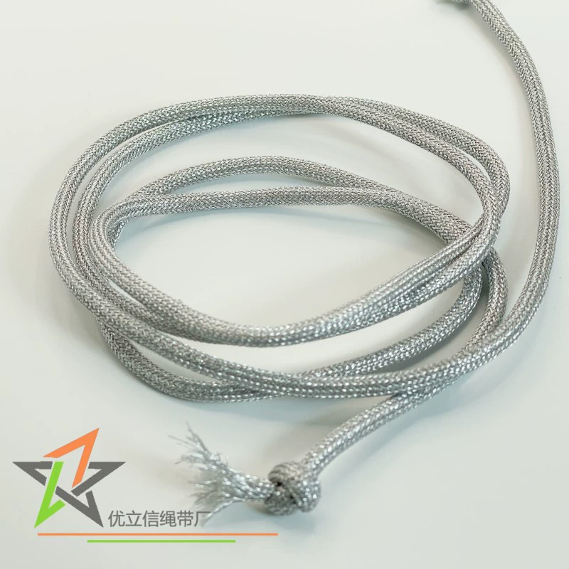 4-миллиметровый серебряный трос, металлический серебряный шнур, круглый шнур для вышивки, золотой и серебряный шнур с уплотнением, шнур для упаковки ювелирных изделий