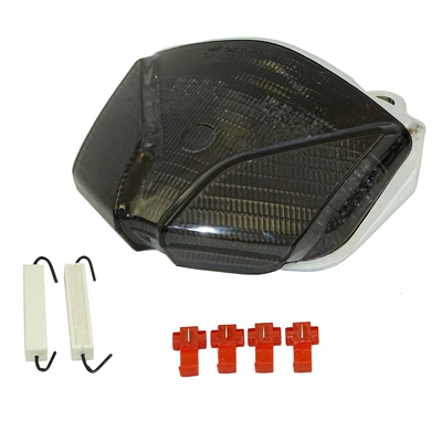 Applicable to Augusta MV Brutale 750 910 1078 modified LED tail light brake turn signal (Motorcycle tail) - smoky-black