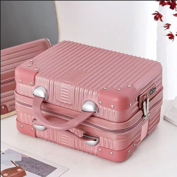 化粧品バッグ女性のポータブル収納ボックスロックパスワードボックスお土産ポータブル小型ボックス搭乗スーツケース卸売|undefined