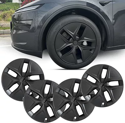 Hub cover, 2025 2026 Tesla Model - new-model-y-19inch-star-shuttle-battle-wheel-matte-black70