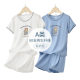 Modal Children's Pajamas Class A Summer Baby Boys and Girls Pajamas Thin Short-sleeved Air-conditioning Clothes Children's Home Clothes