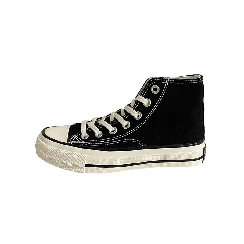 Канвасовые кроссовки высокие (Canvas High-Top Sneakers), корейский стиль, классика повседневная, размеры EU 35–44