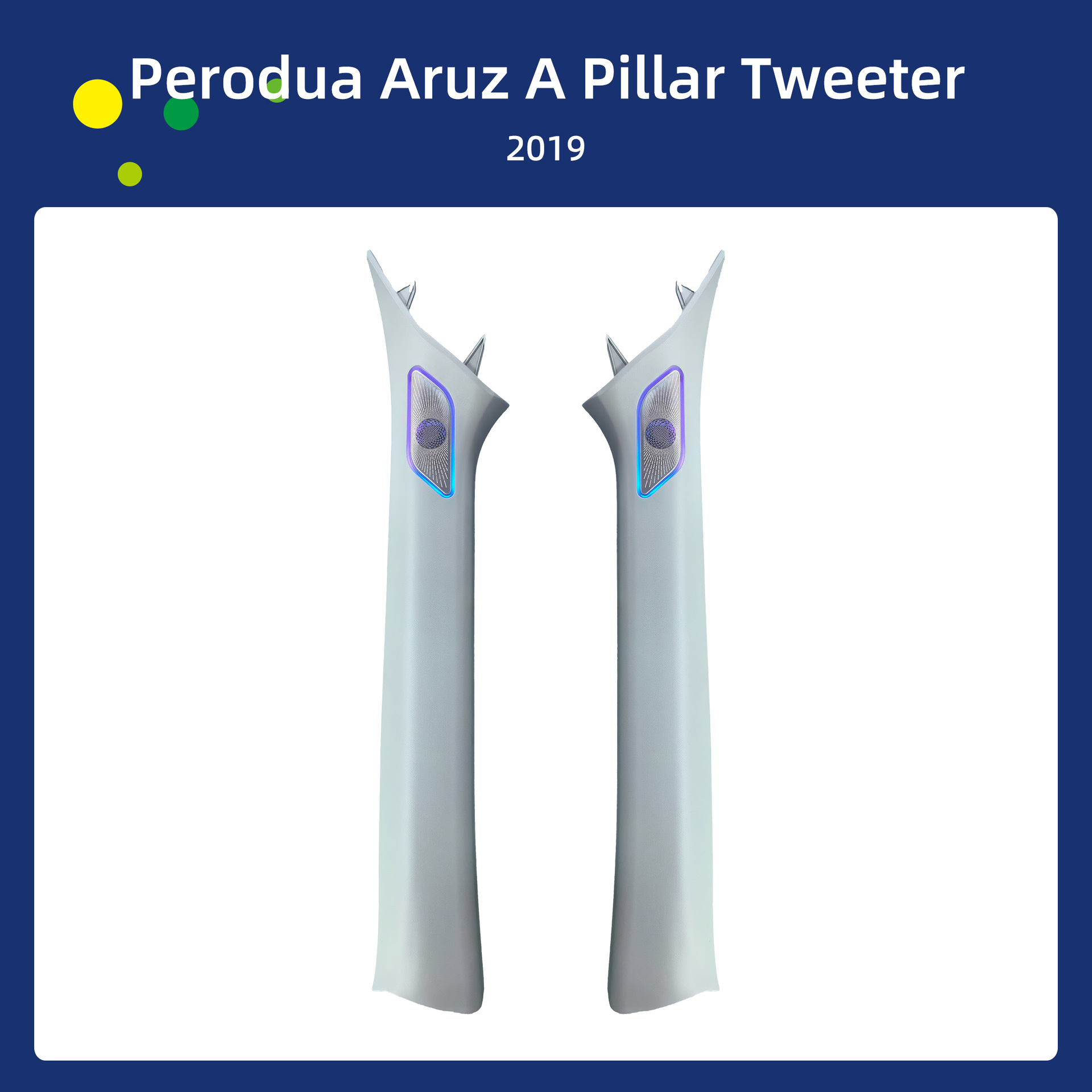 Shiyong Car Tweeter Ambient Light for Perodua Aruz 2019 (Panel (Dashboard) işıqlandırması) - perodua-aruz-tweeter-2019