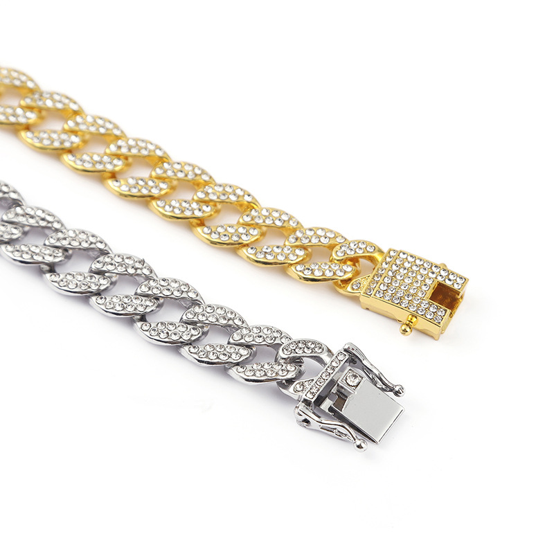 Cuban Link Bracelet Men’s Fine Diamond Chain Jewellery Classic_voghion.com