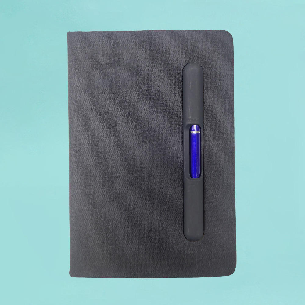 Transfronterizo Amazon A5 Handbook Student Diary Con bolígrafo Publicidad Logotipo de negocio creativo Cuaderno de notas PU de cuero de imitación