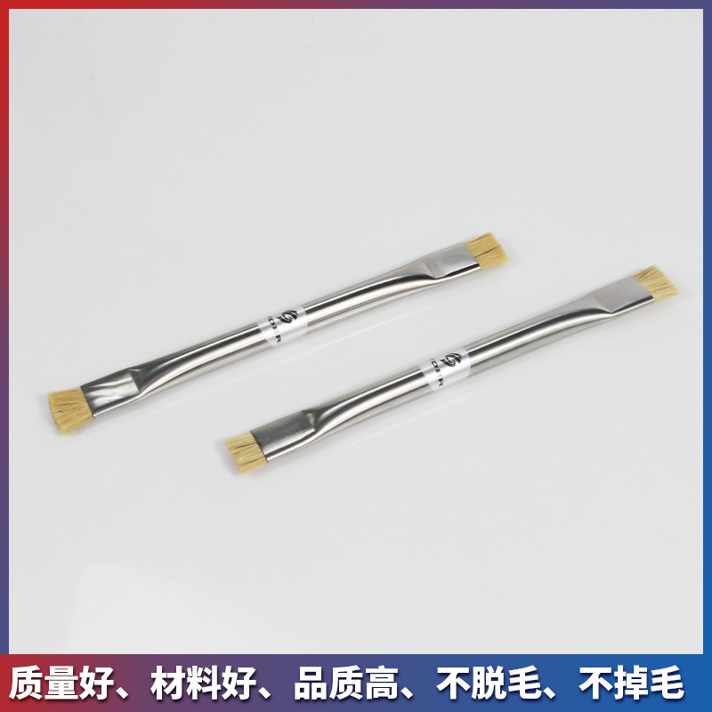 Apple Samsung teléfono móvil placa base CPU Disco Duro polvo cepillo soldadura cepillo de eliminación de pegamento cepillo duro doble cabeza cepillo de limpieza