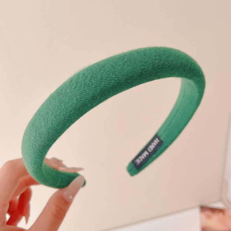 Alta sensibilidad al aro de cabello para mujeres red2024 nuevo estilo para salir correa de cabello universal lavar la cara aro de cabello de borde ancho prensado tarjeta de cabello toque