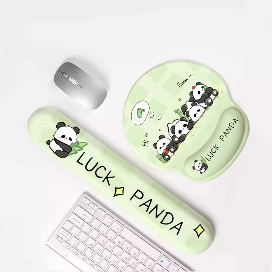 럭키판다 [마우스패드 + 키보드 트레이]