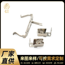 厂家供应欧规单体铜片 插座弹片接触片插头五金接触片插座铜弹片