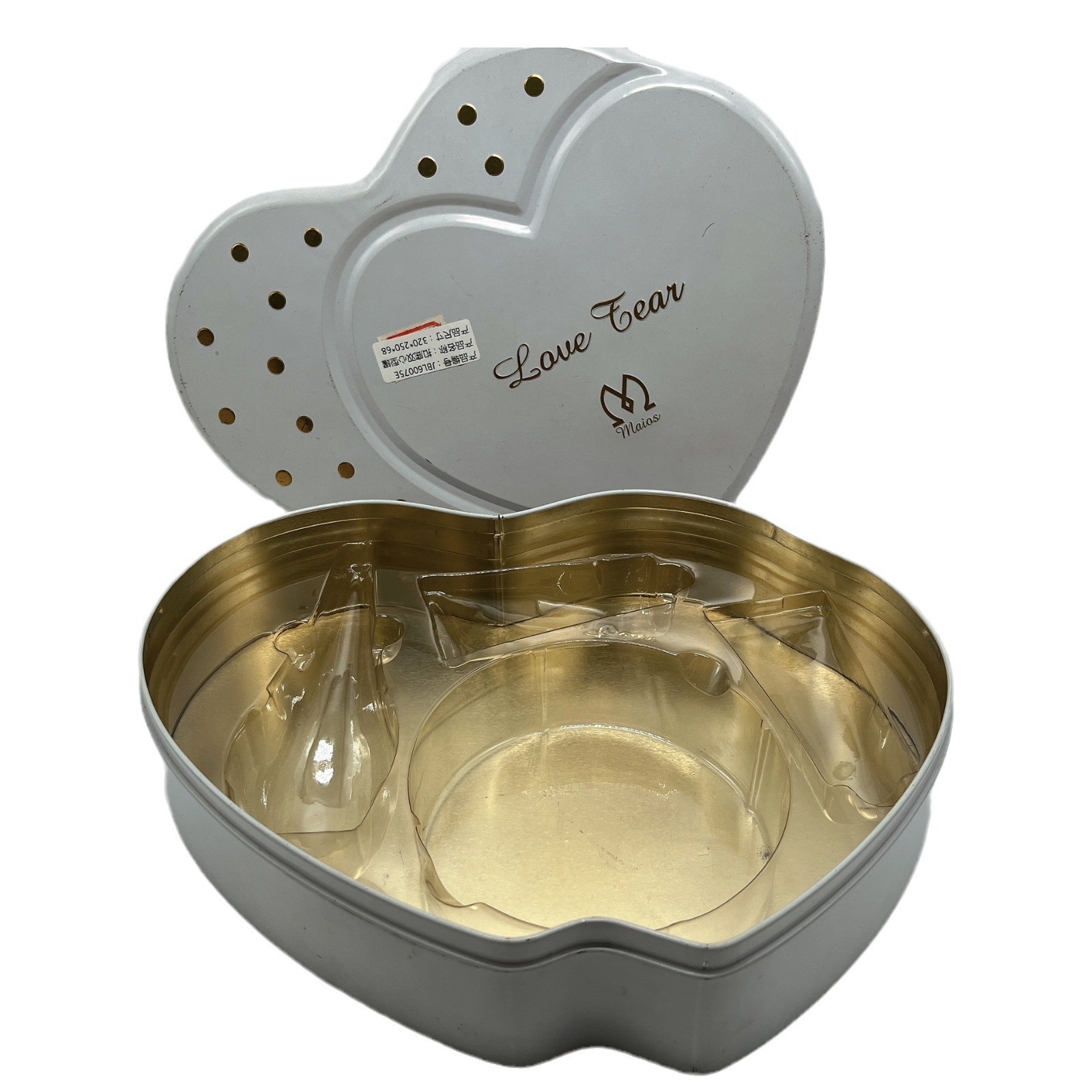 心形罐异形马口铁盒糖果巧克力饼干盒 婚庆节日礼品盒 护肤品礼盒