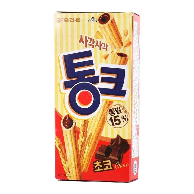 韩国好丽友巧克力注心棒饼干办公室休闲零食批发进口奶油夹心饼干|undefined