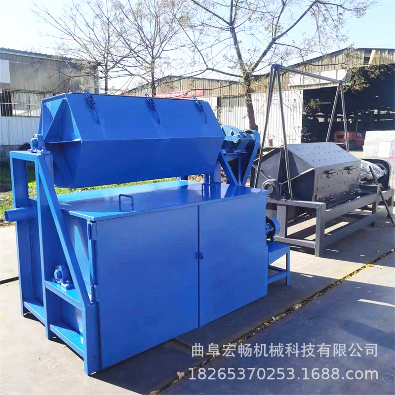 河卵石六角滚筒抛光机 石头打磨去菱角研磨机 火烧铁除锈去毛刺机