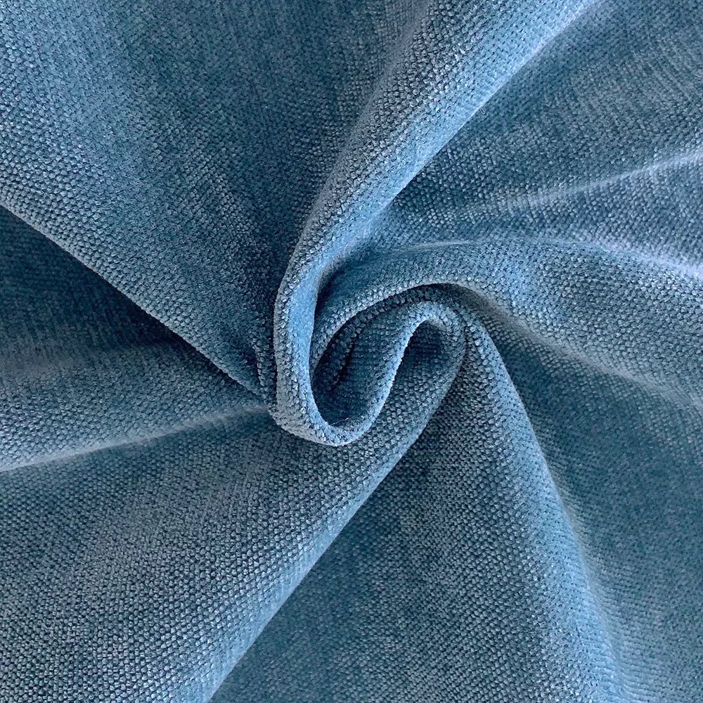 雪尼尔定染颜色复合底布全涤纯色麻布面料沙发套布料厂家批发