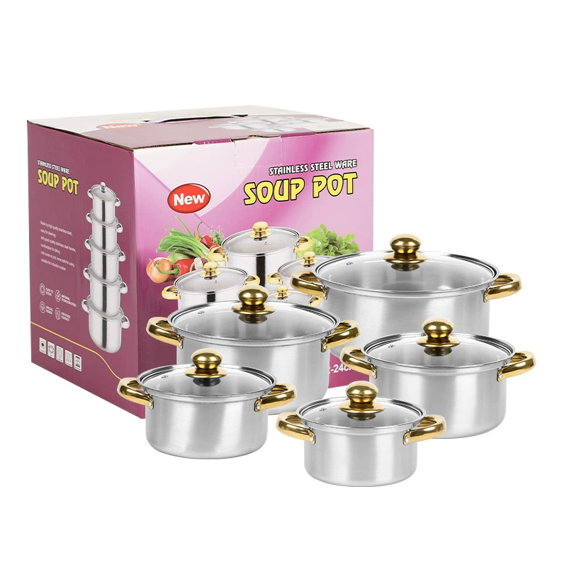 (Cross-border trading), golden electromagnetic universal set stainless steel, 10 pieces