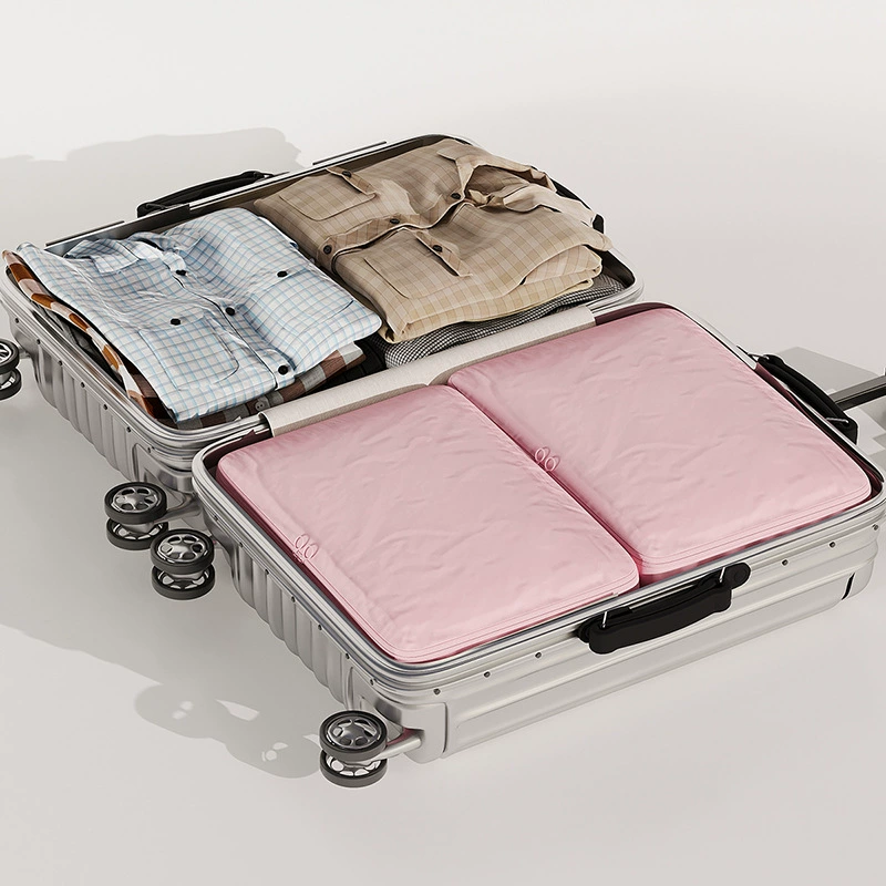 Storage bag for traveling, down jacket, storage system, linen bag with down, duvet