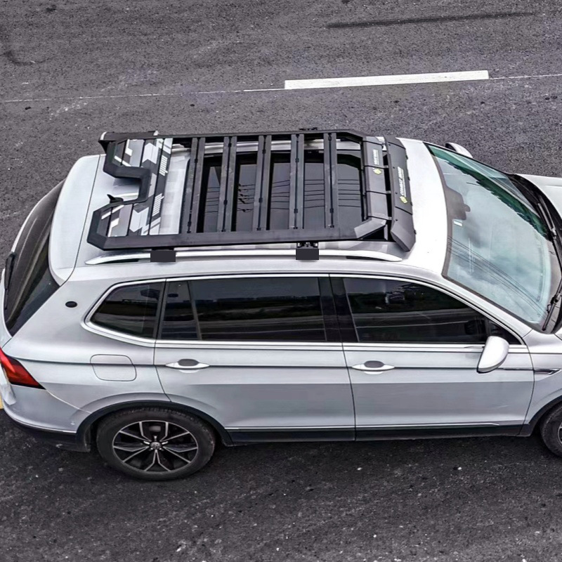 Tiguan L Roof Luggage Rack Ladder Side Account Off-road Refit Roof Expansion Platform Outdoor Storage Rack Travel Rack