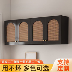 吊柜客厅挂柜卧室墙上储物柜浴室卫生间墙壁柜收纳厨房实木藤编
