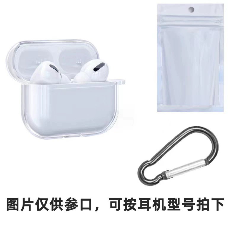 Защитный чехол (Apple AirPods 1–4, Pro, Pro2), TPU прозрачный, тонкий элегантный дизайн