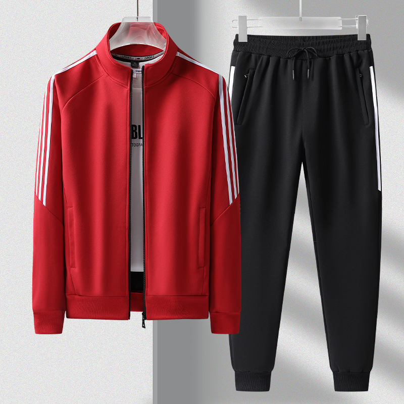 2024 primavera y otoño nuevos trajes deportivos parejas de hombres y mujeres cardigan casuales sudaderas deportivas casuales coreanas de dos piezas