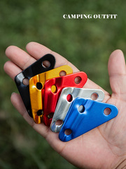 Outdoor tent rope adjustment buckle wind rope buckle canopy drawstring aluminum alloy triangle buckle anti-slip fixed buckle safe and stable