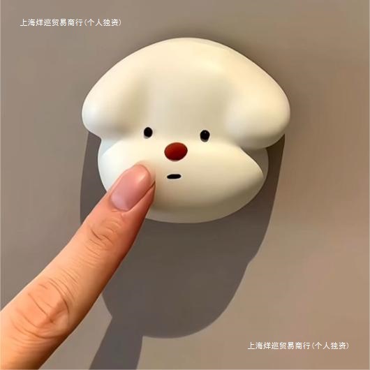 远程播报按按铃贴免无线呼叫器门铃家用请打孔器小狗提示包邮