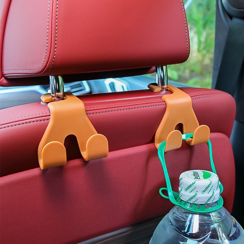 Asiento de coche suministros fuerte y firme pequeño gancho oculto de almacenamiento multifuncional gancho del asiento trasero