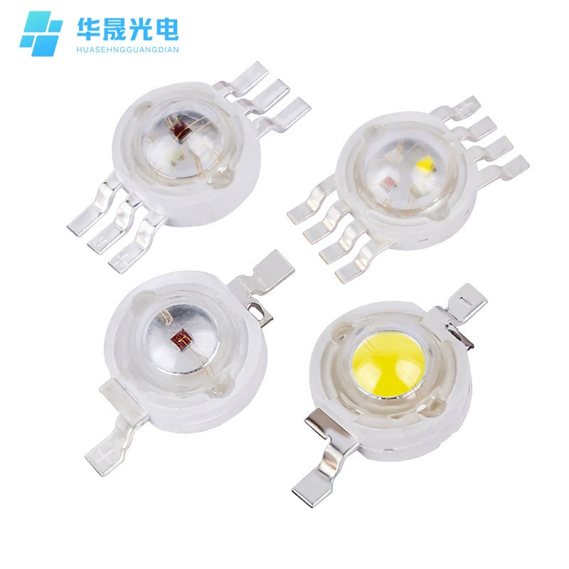 Светодиодная лампа шарик 1w3w Высокая мощность 110-120 имитация люмен патч 350 мА Белый фиолетовый источник света яркий шарик лампы RGB