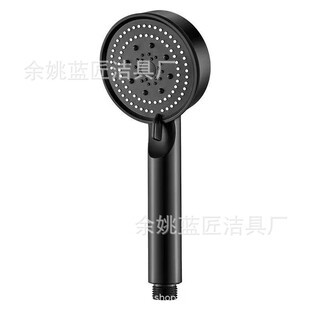 Black Warrior shower head hand-held shower head 5-speed strong supercharged shower head Lotus head supercharged shower head water heater