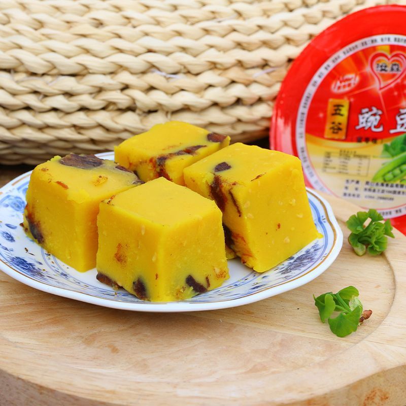 豌豆糕河南特产小吃传统糕点豌豆馅豌豆沙豌豆黄零食健康食品网红|undefined