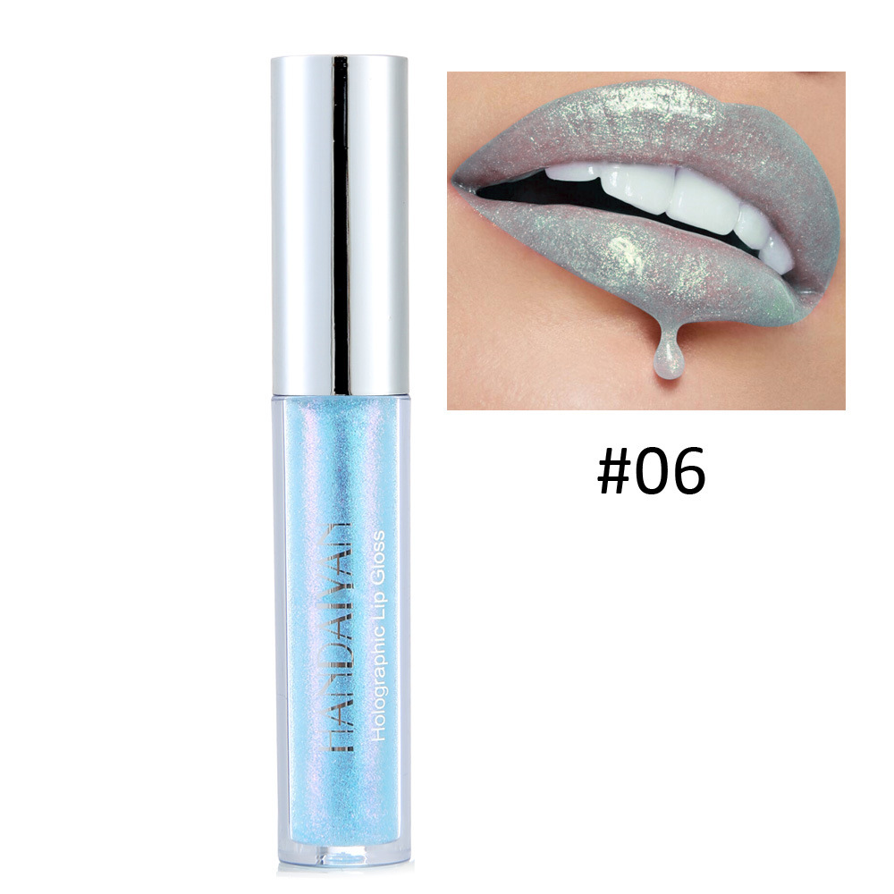 Cross-border Pearlescent Lip Gloss Mermaid HANDAIYAN Long-lasting Moisturizing, Dazzling Bright and Polarized Lip gloss Lip Gloss undefined