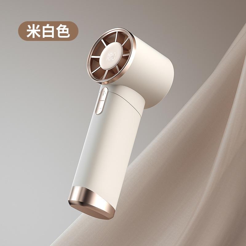 1013东南亚暴力高速小风扇 usb充电户外便携数显涡轮迷你手持风扇|undefined