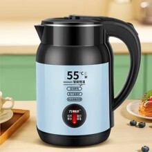 新款万利达电热水壶全自动智能断电烧水壶家用双层保温一体热水壶