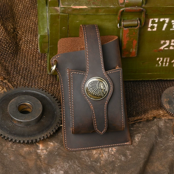 Dark brown Indian five gold