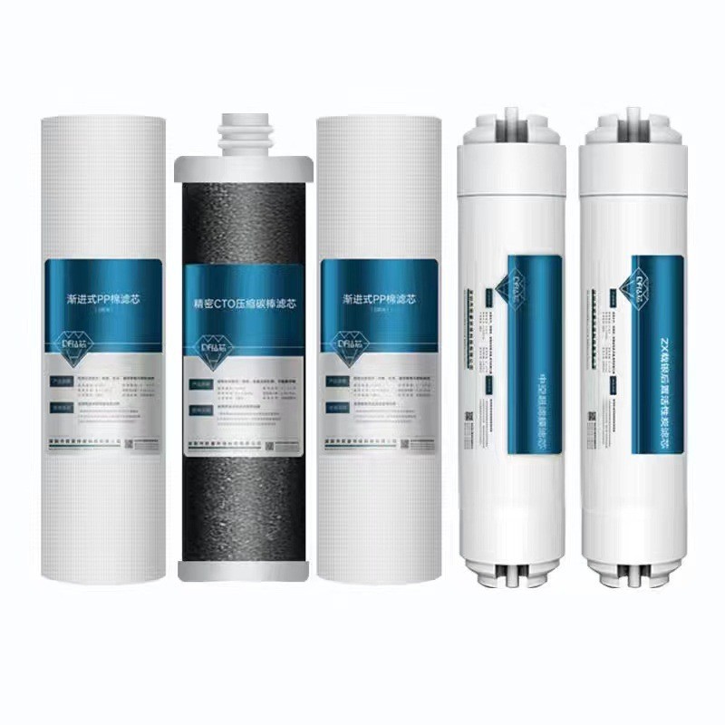 Purificador de agua doméstico de ultrafiltración de cinco etapas de seis etapas sin enchufe de agua de cocina sin aguas residuales purificador de filtro de agua