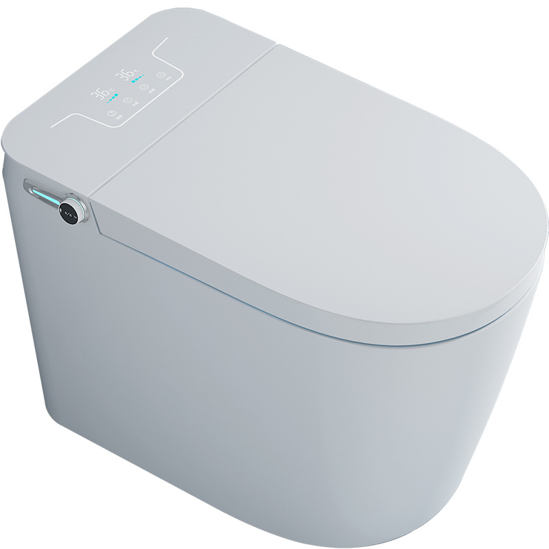 Sin agua presión inodoro inteligente asiento de cerámica inodoro hogar integrado inducción eléctrica control remoto automático calefacción descarga
