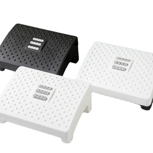 Roller footrest creative non-slip footrest office desk foot massage stool home bathroom footstool