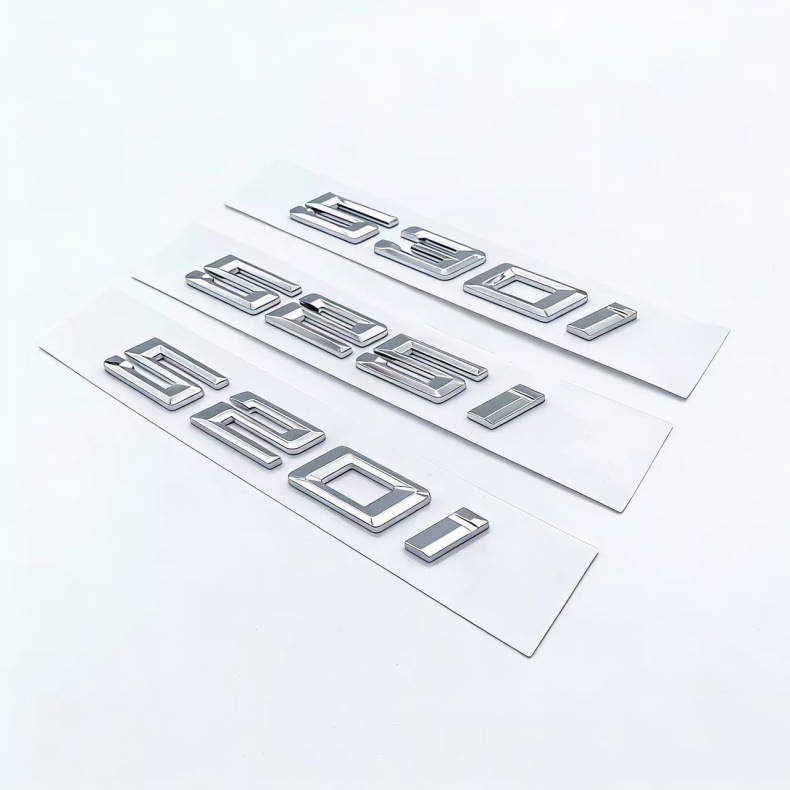 Suitable for 18-23 Bmw New Model Car Logo Stickers 520I 525I 528I 530I 535I 550I Displacement Tail Stickers