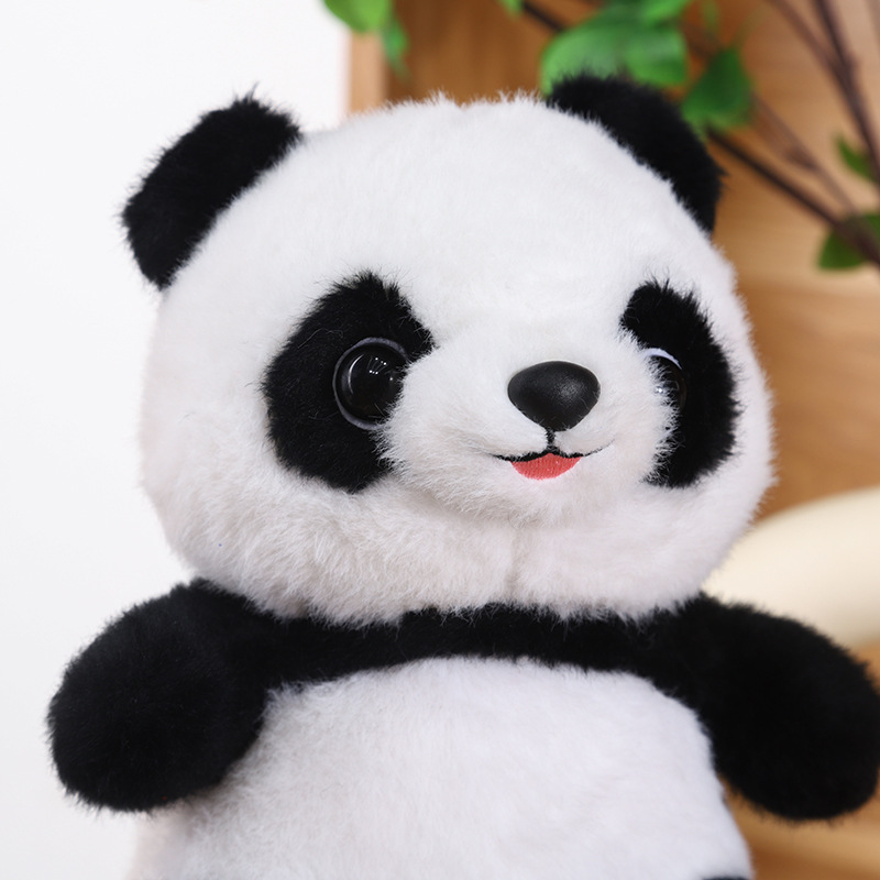 Juguetes de peluche Panda LOGO Coche 4s Tienda Juguetes Lindo Panda Simulado Muñeca Panda Regalo