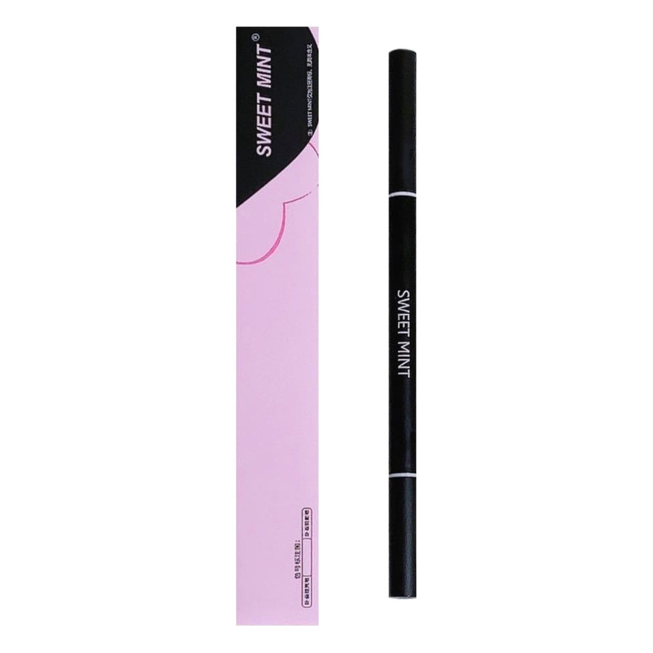 SWEETMINT heart double-headed lying silkworm pen highlight brightening dual-purpose double-headed eyeliner waterproof not easy to fade