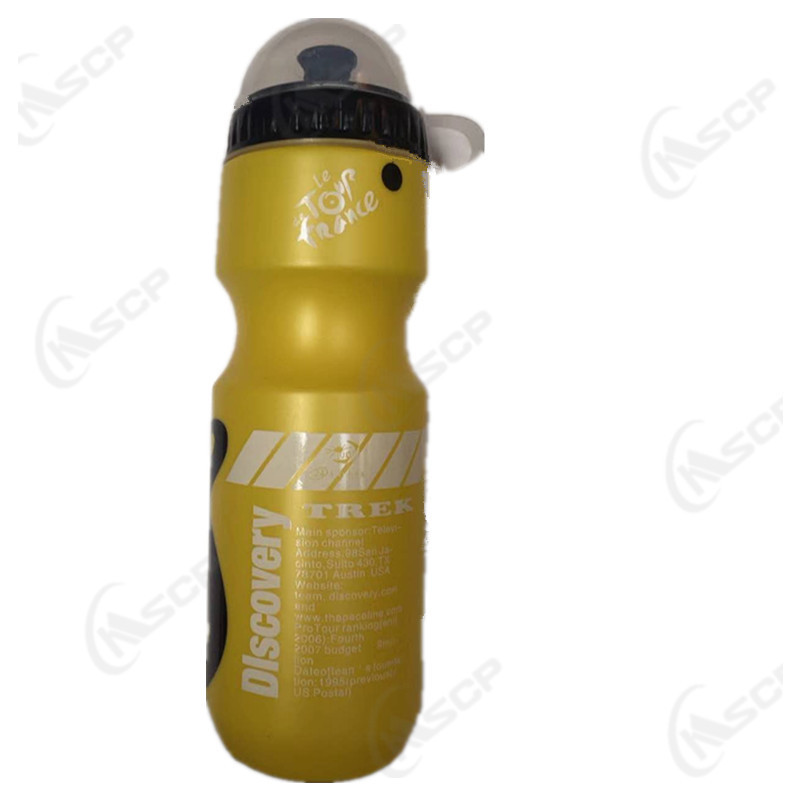 Hervidor deportivo dependiendo de la bicicleta de montaña cinturón deportivo cubierta de polvo PE de plástico de dos colores suministros de equipos de hervidor