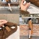 [sheii Su Yinyin] Bushan Blogger ~ Retro Lace-up Velcro Flat Casual Shoes Women's Ballet Training Shoes