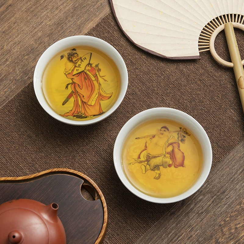 Чайная чашка Jingdezhen, синяк белый фарфор мастерская чашка, персональная посвященная гунфу чайная чаша, одиночная чашка для чая, оптовая продажа чая