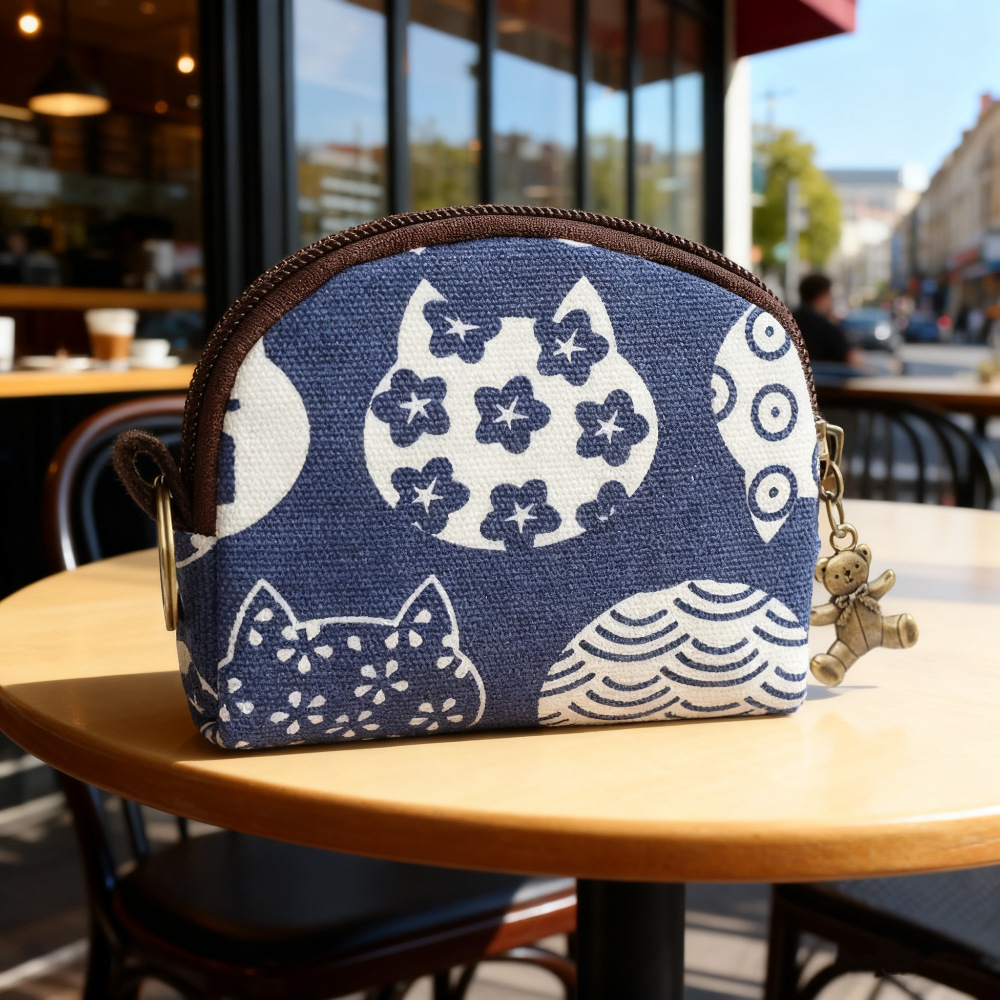 Monedero de Llavero Más Vendido Transfronterizo, Monedero de Lona con Dibujos Animados, Bolsa para Monedas, Tarjetero para Hombre, Bolsas para Monedas