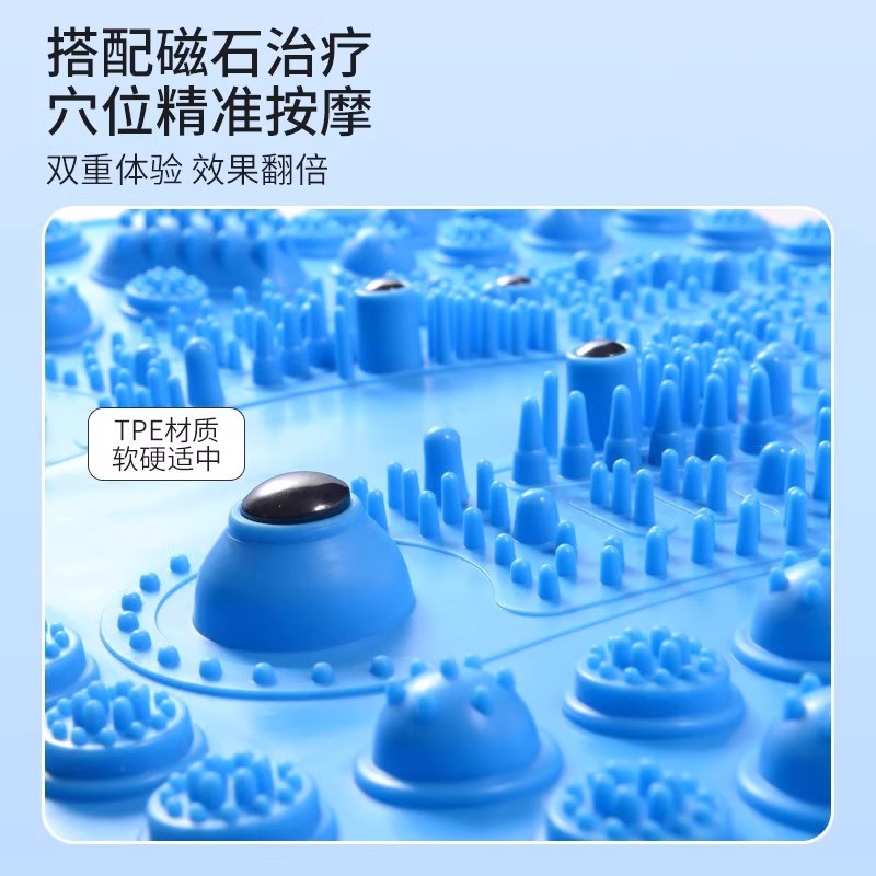 Tablero de presión de los dedos redondo, cojín de masaje de pies para correr en interiores