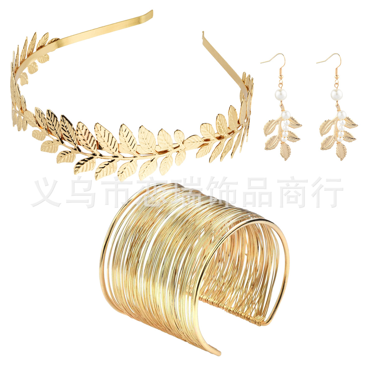 Brazalete de oro simple