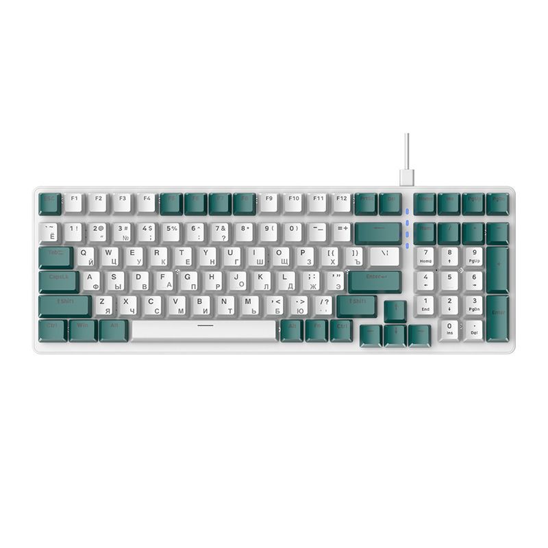 Libre lobo K3 teclado mecánico ruso 980 teclado de juegos ruso teclado personalizado de computadora ruso