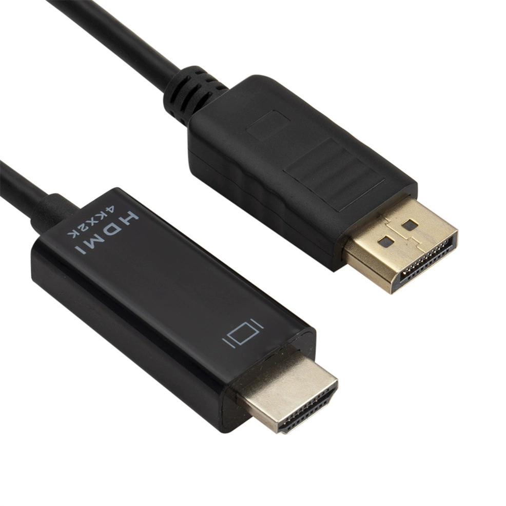 Кабель DP к HDMI длиной 1.8 метра 4K высокое разрешение - соединительный кабель дисплея для конвертации большого DP в HDMI
