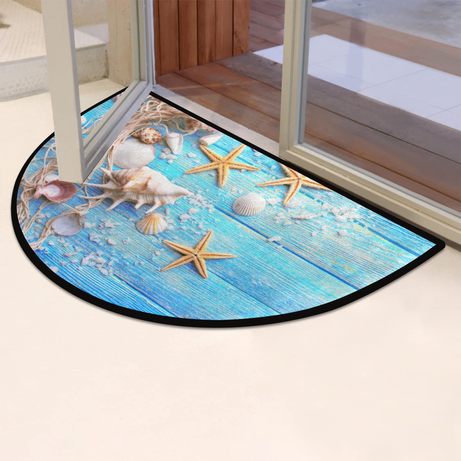 Amazon transfronterizo puerta de entrada almohadilla de suelo de terciopelo de cristal almohadilla antideslizante fácil de cuidar almohadilla de puerta de entrada