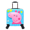 Bear Head Draw bar box children 20 luggage suitcase 18 Universal wheel Cartoon Boarding case customized